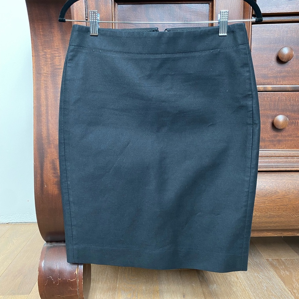 Classic Black Pencil Skirt J Crew